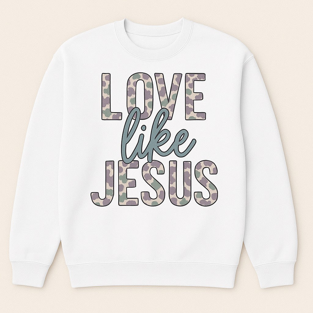 Camo Love Like Jesus Sweatshirt