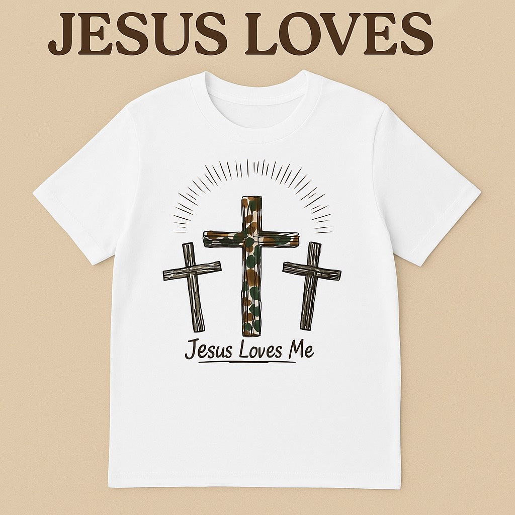 Toddler Jesus Loves Me T-Shirt
