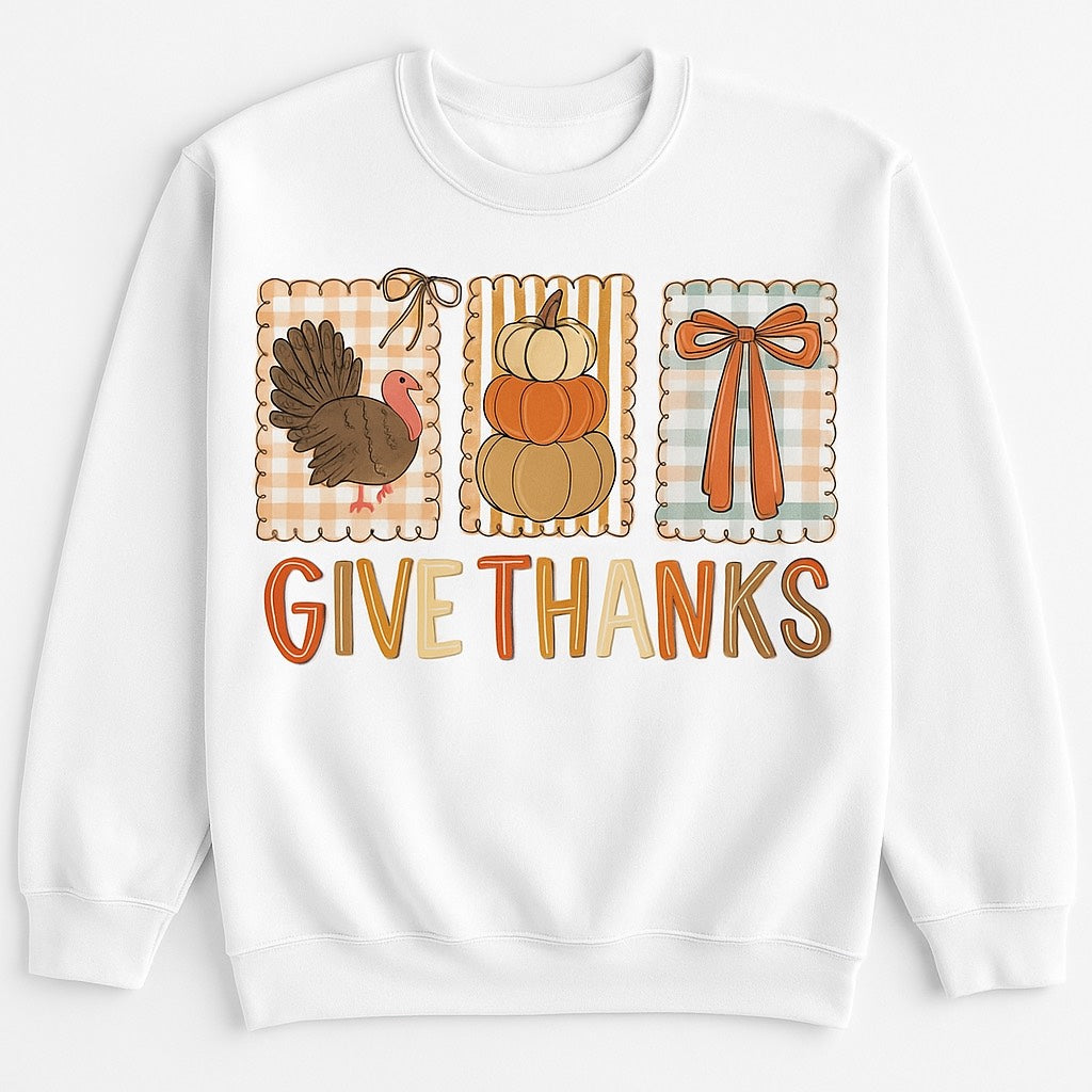Give Thanks Sweatshirt Crewneck