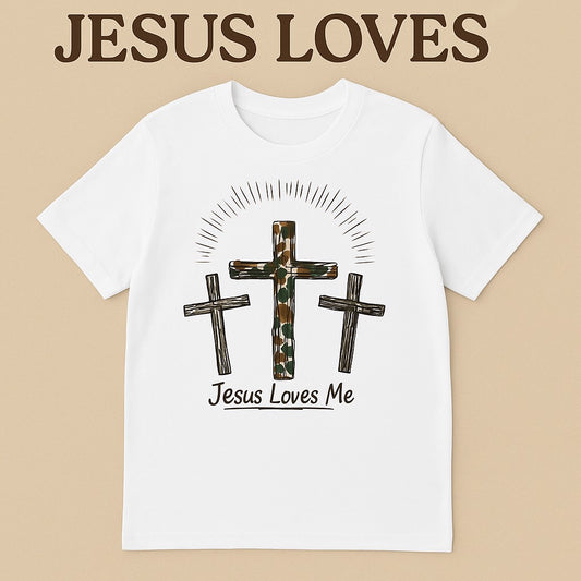 Toddler Jesus Loves Me T-Shirt